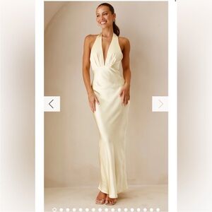 Billy J - Chloe Maxi Dress in Yellow (US 2 / AU 6)